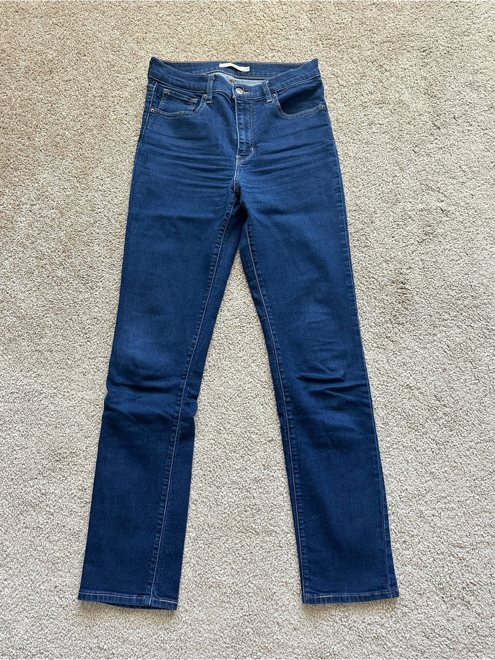 Levi's Deep Blue 724 High Rise Straight Women’s Jeans